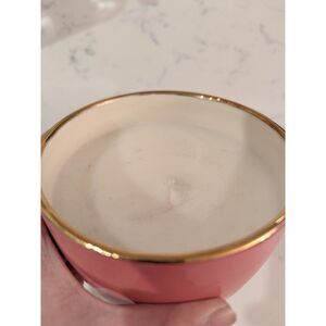 Sézane La Maison Scented Candle Pink Ceramic Vessel Gold Rim Paris Decor